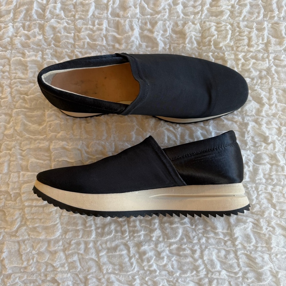 Pedro Garcia Otylia Satin Platform Sneakers EU39.5 - Picture 2 of 14
